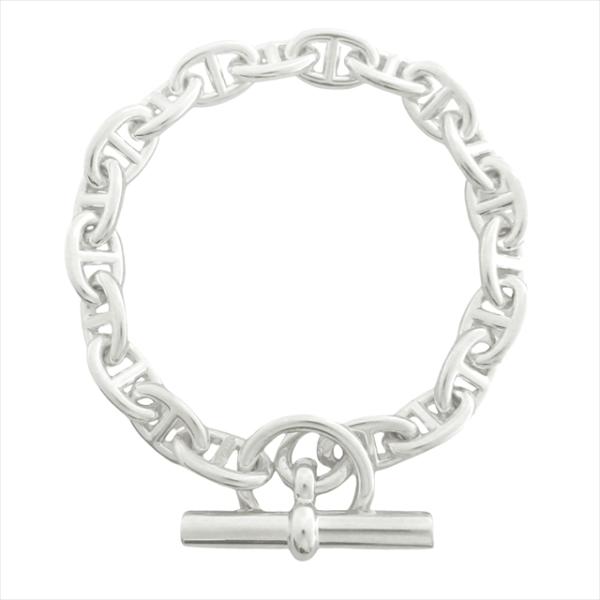 新品仕上げ済 新同 極美品 エルメス HERMES シェーヌダンクル PM ブレスレット 20コマ ...