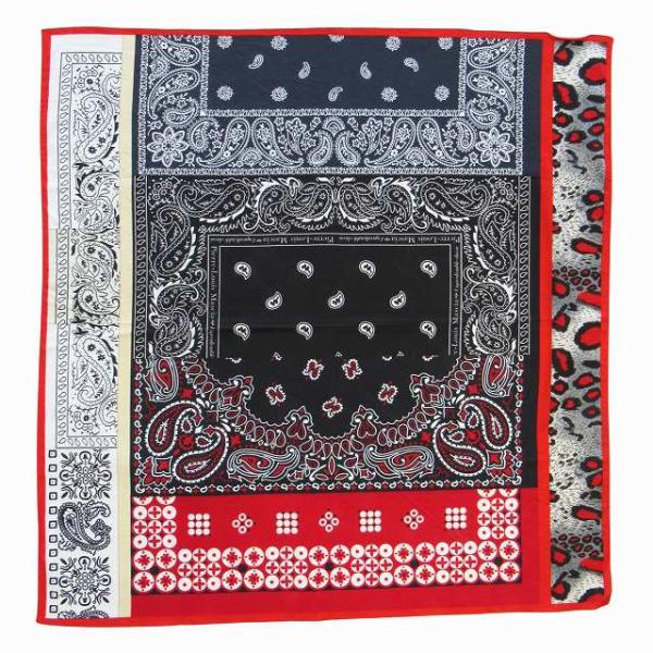 美品 ピエールルイマシア PIERRE LOUIS MASCIA コットン 総柄 バンダナ ハンカチ...