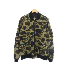 アベイシングエイプ A BATHING APE 1ST CAMO MA-1 ファースト カモ 迷彩 ...