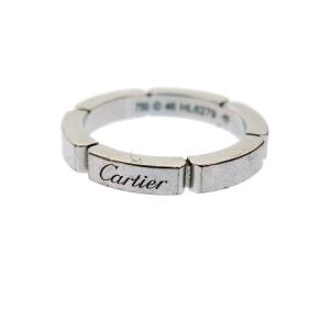 カルティエ Cartier Maillon Panthere wedding band マイヨン パンテール ウエディング リング 指輪 750 K18 WG ホワイトゴールド 46 ☆AA｜vectorpremium