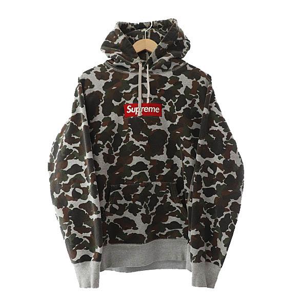 シュプリーム SUPREME 12AW Box Logo Hooded Sweatshirt Cam...