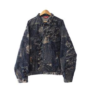 シュプリーム SUPREME 23SS Archive Denim Jacquard Trucker Jacket アーカイブ デニム ジャガード トラッカー ジャケット XL インディゴ｜vectorpremium