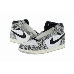 ナイキ NIKE AIR JORDAN 1 RETRO HIGH OG WHITE CEMENT エ...