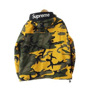 シュプリーム SUPREME 17AW Hooded Logo Half Zip Pullover フーデッド 