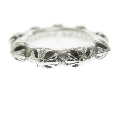 クロムハーツ CHROME HEARTS CROSS BAND RING クロス バンド リング 指...