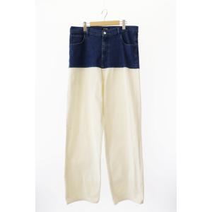ラフシモンズ RAF SIMONS 20SS PANT HORIZONTAL CUT デニム パンツ...