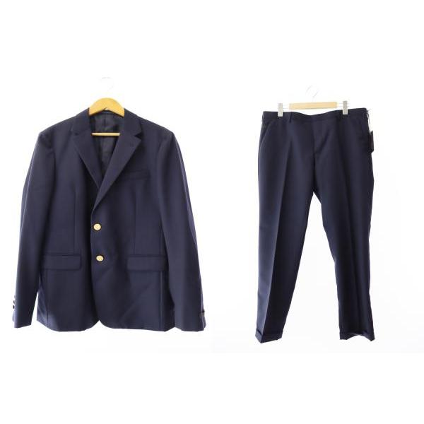 プラダ PRADA ヴァージンウール テーラードジャケット スラックス パンツ セットアップ 50R...
