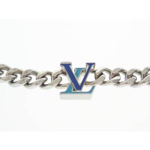ルイヴィトン LOUIS VUITTON コリエ LV チェーン ネックレス M00907 シルバー...