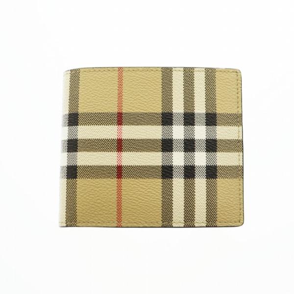 バーバリー BURBERRY チェック柄 二つ折り財布  ARCHIVE BEIGE 8084169...