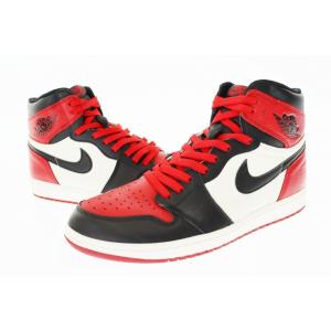 ナイキ NIKE AIR JORDAN 1 RETRO HIGH OG Bred Toe エアジョー...