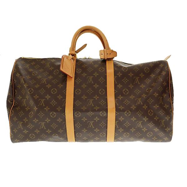 ルイヴィトン LOUIS VUITTON モノグラム キーポル 55 ボストン バッグ 旅行かばん ...