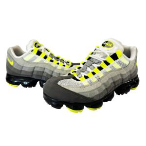 ナイキ NIKE AIR VAPORMAX 95 NEON エア ヴェイパー マックス ネオン 95AJ7292-001 26 イエロー グレー ブランド古着ベクトル 中古▲260715