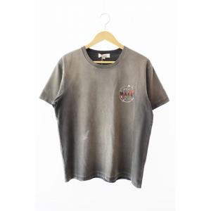 MASU エムエーエスユー 25AW WASTED EXPLORER CREW T-SHIRT BLACK ヴィンテージ加工 ウォッシュド ロゴ 半袖Tシャツ M25F9CS010 46 黒 ブラ