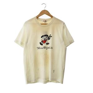MASU エムエーエスユー 25AW WASTED VICK T-SHIRT WHITE ウェイステッド ヴィック ブリーチ加工 半袖 Tシャツ M25F9CS012 46 白ホワイト■2