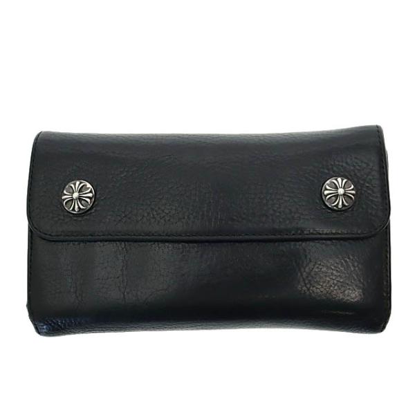 クロムハーツ CHROME HEARTS Wave Cross Ball Wallet ウェーブ ク...