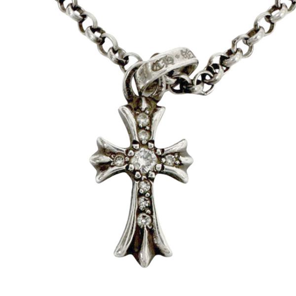 クロムハーツ CHROME HEARTS CRS BBYFAT P/DMND NECKCHAIN R...