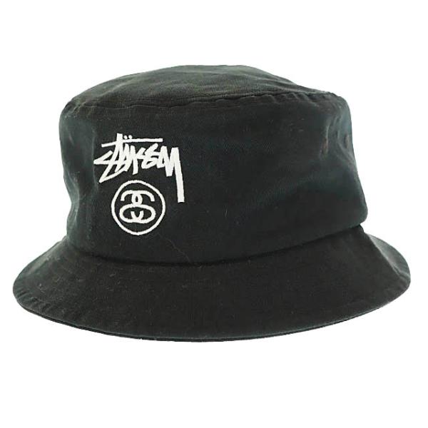 ステューシー STUSSY STOCK LOCK SP17 BUCKET HAT ストック ロゴ刺繍...