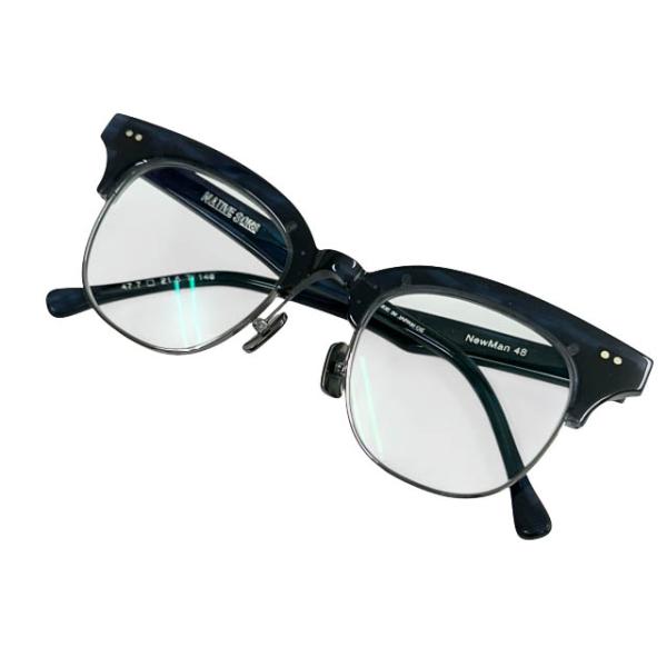 NATIVE SONS ネイティブサンズ Newman ニューマン 48 カラーレンズ 度あり 眼鏡...