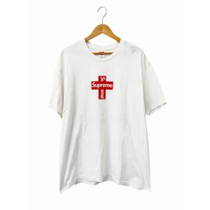 シュプリーム SUPREME 20AW Cross Box Logo Tee クロス ボックス ロゴ プリント 半袖 Ｔシャツ XL 白 ホワイト ブランド古着ベクトル 中古