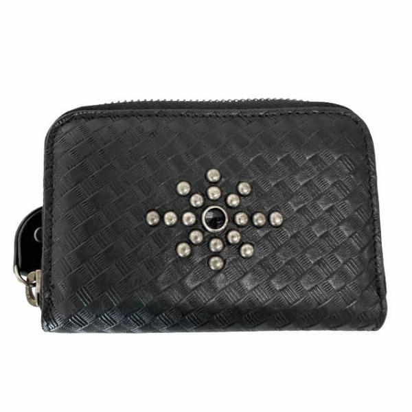 エイチティーシー HTC STUDDED SMALL ZIP WALLET スタッズ スモール ジッ...