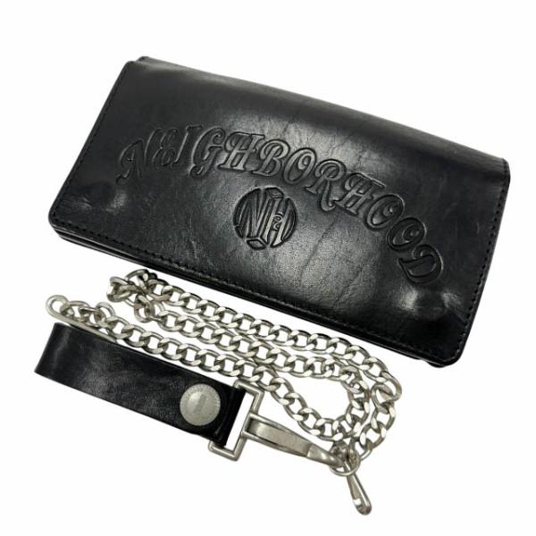 ネイバーフッド NEIGHBORHOOD 26SS LEATHER TRUCKER WALLET レ...