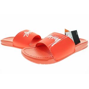 未使用品 ナイキ NIKE BENASSI STUSSY HABANERO RED 2020 28c...