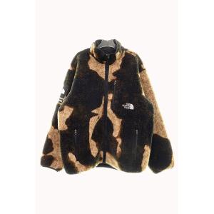 シュプリーム SUPREME The North Face Bleached Denim Print Fleece Jacket  Black フリースジャケットXL【ブランド古着ベクトル】240210☆｜vectorpremium