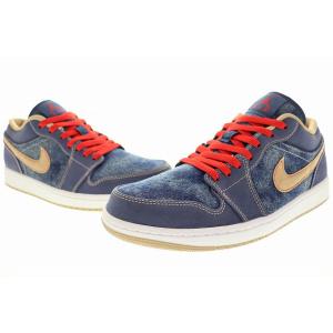 未使用品 ナイキ NIKE AIR JORDAN 1 LOW SE DENIM 2021 27.5c...