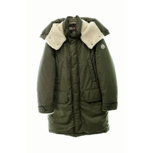 モンクレール MONCLER 稀少 GRAFTON グラフトン ムートン×ダウン コート 0【ブラン...