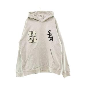 ウィンダンシー WIND AND SEA ×HYSTERIC GLAMOUR 21AW HOODIE WDS-HYS-3-06 ヒステリックグラマー グレーフーディー【ブランド古着ベクト｜vectorpremium