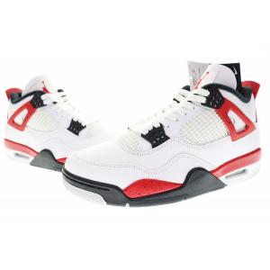 未使用品 ナイキ NIKE AIR JORDAN 4 RETRO RED CEMENT 2023 2...