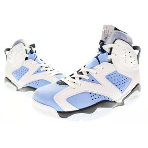 未使用品 ナイキ NIKE AIR JORDAN 6 RETRO UNIVERSITY BLUE 2...