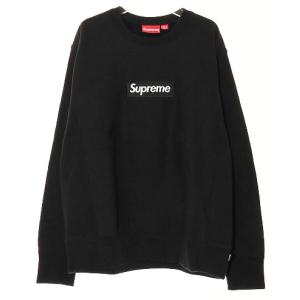 シュプリーム SUPREME 18AW BOX LOGO CREWNECK SWEATSHITS BLACK M 