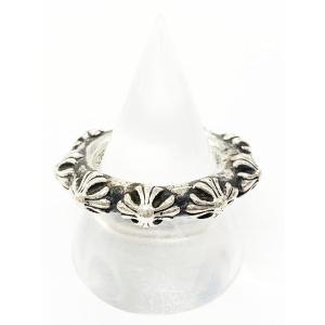 クロムハーツ CHROME HEARTS CROSS BAND 17号 クロス バンド リング シル...