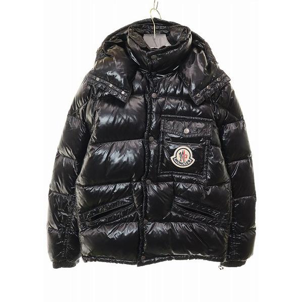モンクレール MONCLER K2 DOWN JACKET BLACK SIZE 2 41303-5...