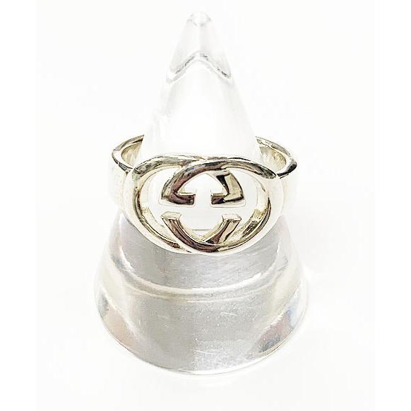 グッチ GUCCI G ダブル リング シルバー 16号 指輪 【ブランド古着ベクトル】☆AA★ ▲...