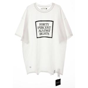 FORTY PERCENT AGAINST RIGHTS SS TEE WHITE XL 211NT...