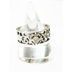 WOLFMAN BRS SILVER RING #19 ウルフマン ハヤトパルメットリング ストーン...