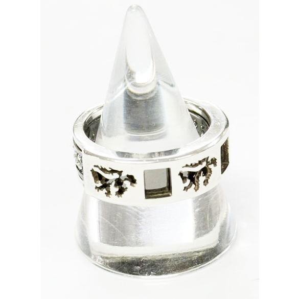 WOLFMAN BRS RING SILVER925 #19 ブラザーウルフ シルバーリング ブラッ...