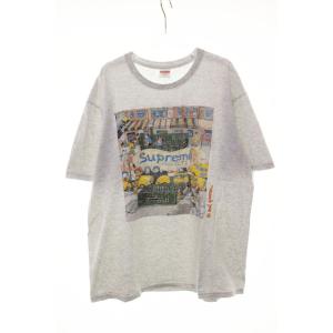シュプリーム SUPREME 22SS MANHATTAN TEE GREY L マンハッタン Ｔシ...