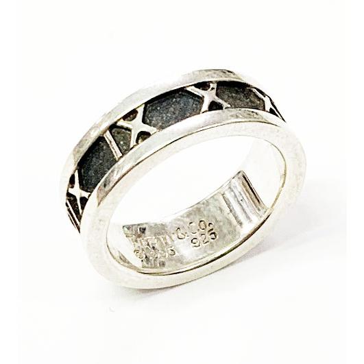 ティファニー TIFFANY &amp; CO. アトラス リング 7.5号 シルバー 指輪 【ブランド古着...