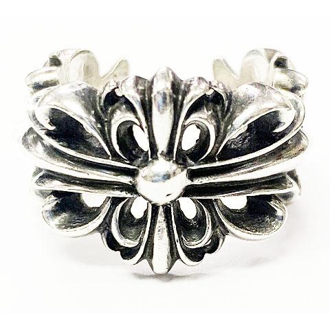 クロムハーツ CHROME HEARTS DBL FLRL CRS 9号 ダブル フローラル クロス...