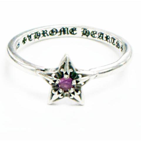 クロムハーツ CHROME HEARTS BUBBLGM STAR 6号 バブルガム スター リング...