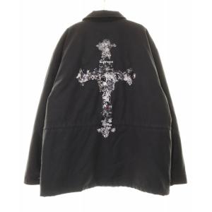 シュプリーム SUPREME 25AW AOI CROSS M52 JACKET BLACK XXL アオイ 産業 クロス 刺繍 ジャケット ブラック 黒 【ブランド古着ベクトル】☆