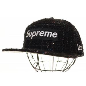 シュプリーム SUPREME 25AW BOUCLE BOX LOGO NEW ERA BLACK ブークレ ボックス ロゴ ニューエラ キャップ 帽子 ブラック ☆AA★▲260515 メ