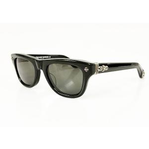 クロムハーツ CHROME HEARTS TRITITSAGAIN ウェリントン メガネ サングラス アイウェア ブラック 眼鏡 【ブランド古着ベクトル】☆AA★▲■