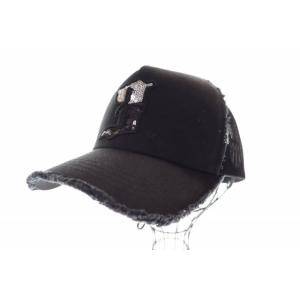 YOSHINORI KOTAKE DESIGN CAP SPANGLE 3 BLACK ヨシノリ コ...