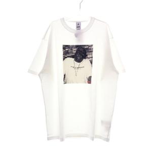 シュプリーム SUPREME × JORDAN 24AW BIGGIE S/S TOP WHITE Lサイズ ジョーダン コラボ ビギー フォト プリント 半袖 Tシャツ ホワイト 白