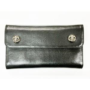 クロムハーツ CHROME HEARTS WAVE BS FLUER ウェーブ ウォレット BSフレ...