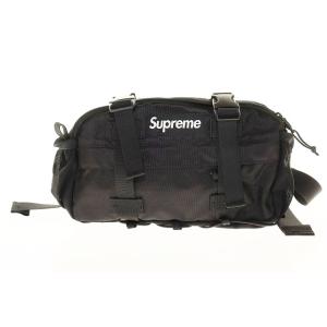 シュプリーム SUPREME 19AW WAIST BAG BLACK ウエスト ナイロン スモール...